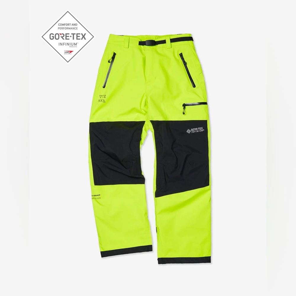 DIMITO GORE-TEX Infinium Men's Neon Yellow and Black Pants- NEW!!!